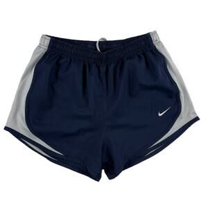 Women's Nike Athletic Shorts Size S Blue /White